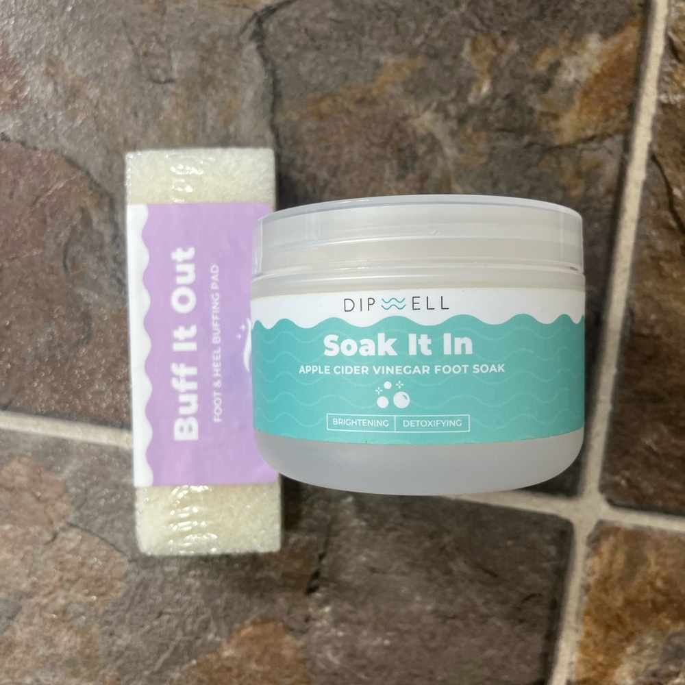 Dipwell Foot Soak and Buffer Set